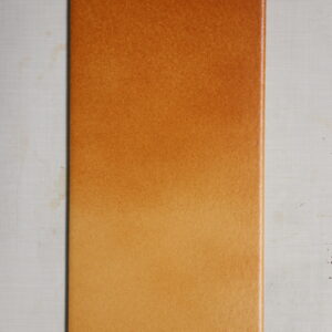 Gulvflise 10x20cm retro orange/gul.