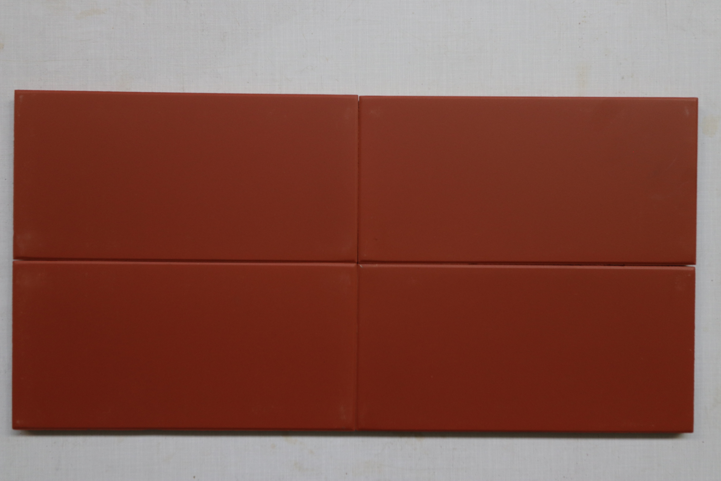 Gulvflise 10x20cm retro lys rød tegl. m2 - Partisalg - Varepartier til lave