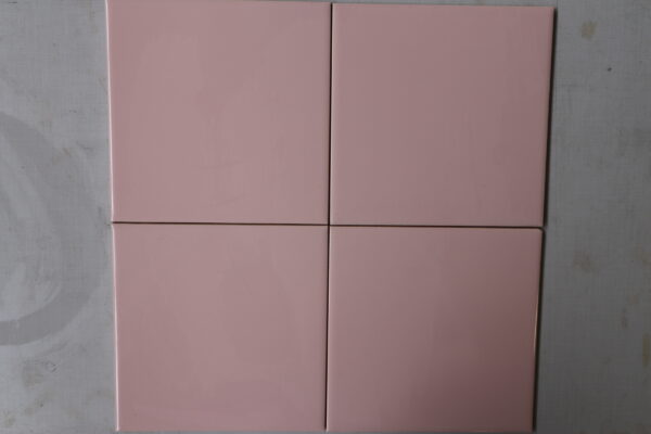 Væg Fliser blank Light Pink 15x15cm