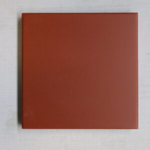 Keramisk flise rød tegl farve 10X10cm