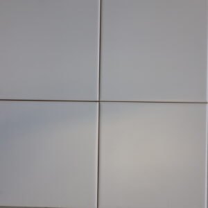 Glaseret keramisk væg flise Mat hvid 15x15cm