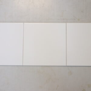 Glaseret væg flise Hvid mat 20x20cm
