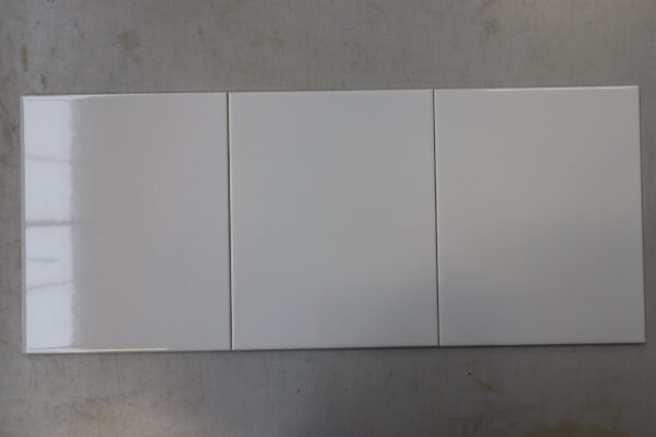 Glaseret væg flise Hvid Blank 20x25cm