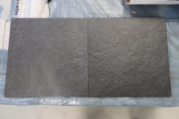 Glasereret gulv og væg flise 33x33cm Antracit grå